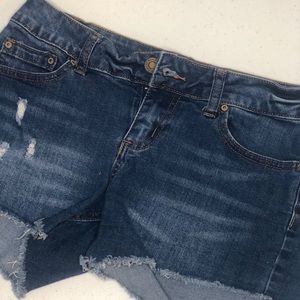 Women’s sz 3 Indigo Rein Cut Off Blue Jean Shorts